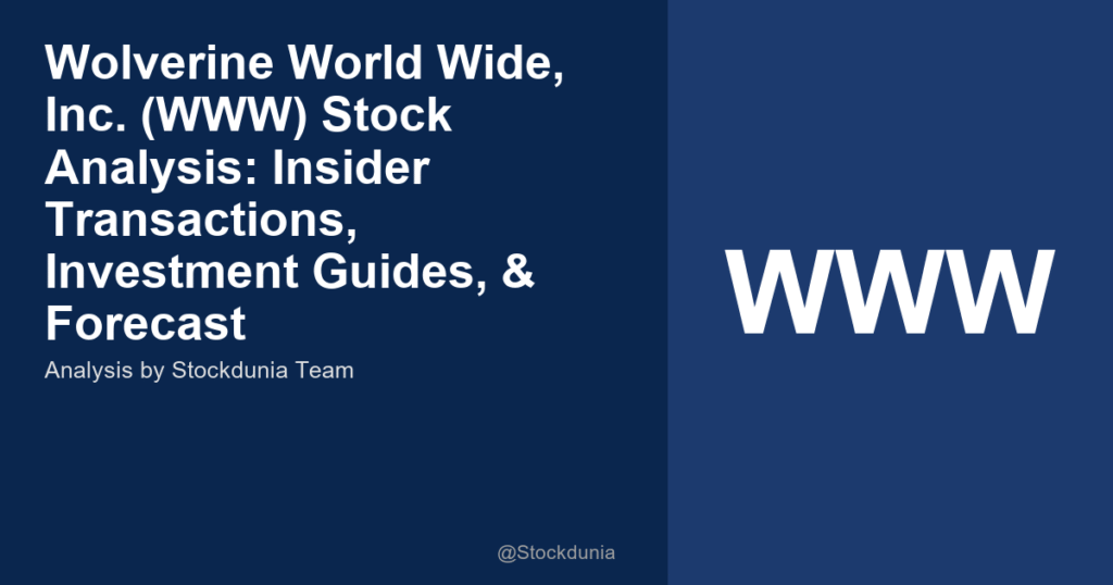 Wolverine World Wide, Inc. (WWW) Stock Analysis: Insider Transactions, Investment Guides, & Forecast