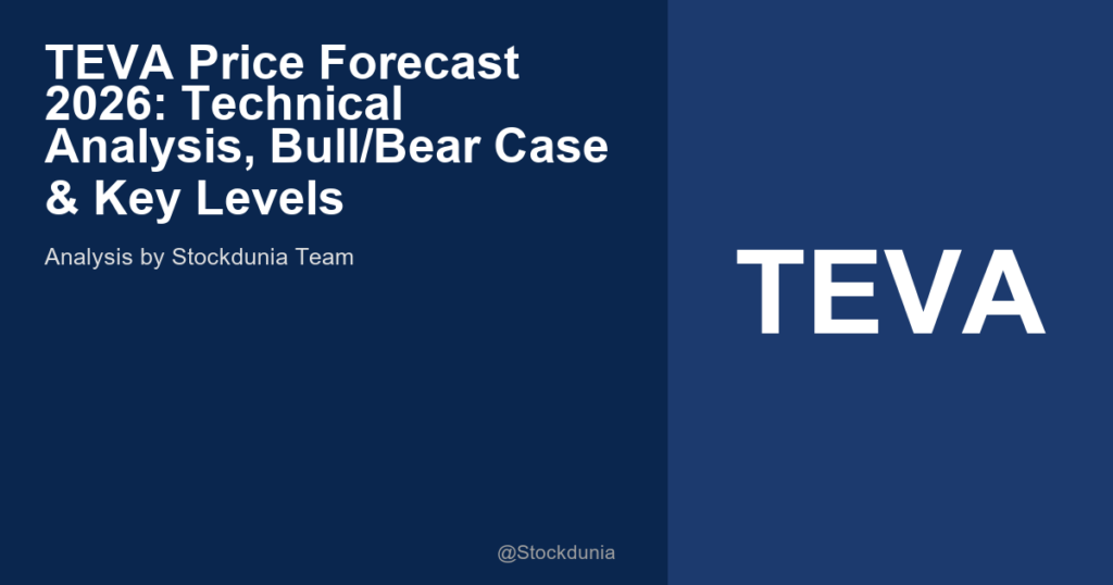 TEVA Price Forecast 2026: Technical Analysis, Bull/Bear Case & Key Levels